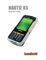 HandHeld NAUTIZ X5 Quick Start Manual предпросмотр