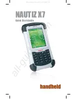 Предварительный просмотр 1 страницы HandHeld Nautiz X7 Quick Start Manual