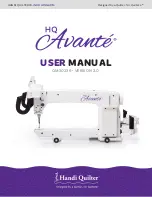 handi quilter Avante QM30239 User Manual preview