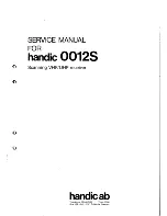 Preview for 1 page of Handic 0012S Service Manual