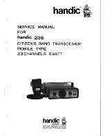 Preview for 1 page of Handic 235 Service Manual