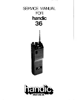 Preview for 1 page of Handic 36 Service Manual