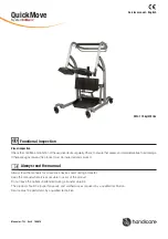 Предварительный просмотр 1 страницы Handicare 400801334 Service Manual