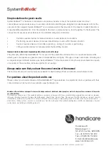 Preview for 16 page of Handicare 49180000 User Manual