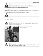 Preview for 21 page of Handicare ELECTRIC WHEELCHAIRS User Manual