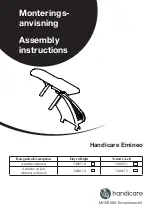 Preview for 1 page of Handicare Emineo Assembly Instructions