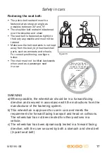 Preview for 17 page of Handicare Exigo 10 User Manual