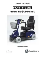 Handicare Fortress 1700DT Owner'S Manual preview