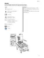 Предварительный просмотр 23 страницы Handicare Height adjustable tilting commode/shower chair Manual Manual