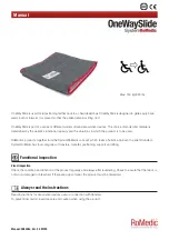 Handicare RoMedic OneWaySlide 2069 Manual preview