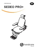 Handicare SEDEO PRO+ User Manual preview