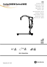 Handicare SystemRoMedic Carina350EE User Manual preview