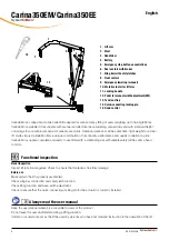 Предварительный просмотр 4 страницы Handicare SystemRoMedic Carina350EE User Manual