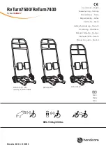 Handicare SystemRoMedic ReTurn7500 User Manual preview