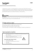 Preview for 3 page of Handicare SystemRoMedic TurnSafe2 User Manual