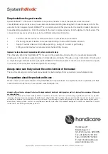 Preview for 36 page of Handicare TopSheet 1510 User Manual