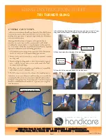 Preview for 1 page of Handicare TRI TURNER Instruction Sheet