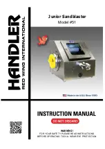 Preview for 1 page of Handler Junior Sandblaster 51 Instruction Manual