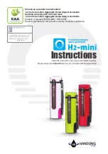 Preview for 1 page of HANDONG HYDRO H2-mini Instructions Manual