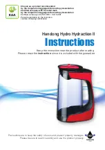 HANDONG HYDRO Hydraction II Instructions Manual preview