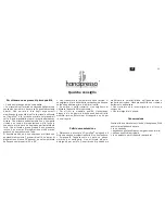 Preview for 24 page of Handpresso DOMEPOD Instructions Manual