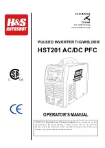 Предварительный просмотр 1 страницы H&S AUTOSHOT HST201 Operator'S Manual