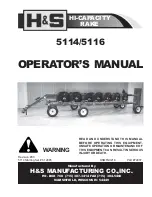 H&S 5114 Operator'S Manual preview