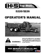 Preview for 1 page of H&S 5226 Operator'S Manual