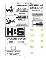 Предварительный просмотр 14 страницы H&S GM 170 Operator'S Manual And Parts List