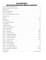 Preview for 2 page of H&S HDII RAKE Operator'S Manual And Parts List