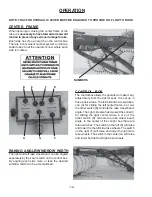 Preview for 14 page of H&S HDII RAKE Operator'S Manual And Parts List