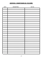 Preview for 48 page of H&S HDII RAKE Operator'S Manual And Parts List