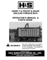 Preview for 1 page of H&S HDNR 7+4 Operator'S Manual / Parts Book