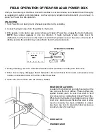 Preview for 12 page of H&S POWER BOX Operator'S Manual And Parts List