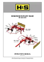 H&S RR 420 EVO Operator'S Manual preview