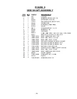 Предварительный просмотр 21 страницы H&S S2180 Parts Book