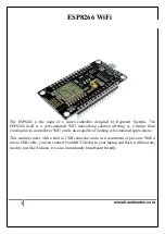 Предварительный просмотр 1 страницы Handson Technology ESP8266 WiFi Manual