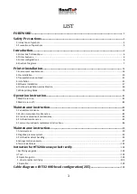 Preview for 2 page of HandTop HT3200-UV K Series Installation Instruction