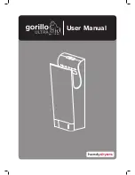 Предварительный просмотр 1 страницы Handy Dryers gorillo ultra User Manual