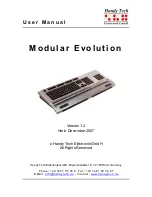 Handy Tech Modular Evolution 84 User Manual preview