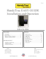 HandyTrac Key Control Easy Manual Installation And Operation preview