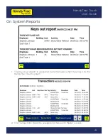 Preview for 24 page of HandyTrac Key Control System Installation & Operating Manual