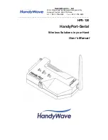 HandyWave HandyPort-Serial HPS-120 User Manual предпросмотр