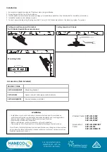 Preview for 2 page of Haneco SKYLUX-120W Installation Manual