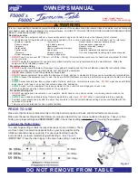 Preview for 1 page of Hang ups Teeter F5000 Owner'S Manual