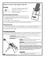 Preview for 5 page of Hang ups Teeter F5000 Owner'S Manual