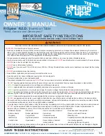 Hang ups Teeter FitSpine R.E.D. Owner'S Manual preview