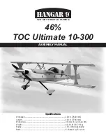 Hangar 9 46% TOC Ultimate 10-300 Assembly Manual preview