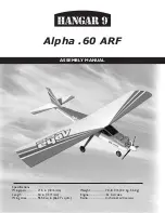 Hangar 9 Alpha.60 ARF Assembly Manual preview