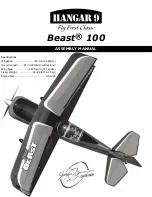 Hangar 9 Beast 100 Assembly Manual preview